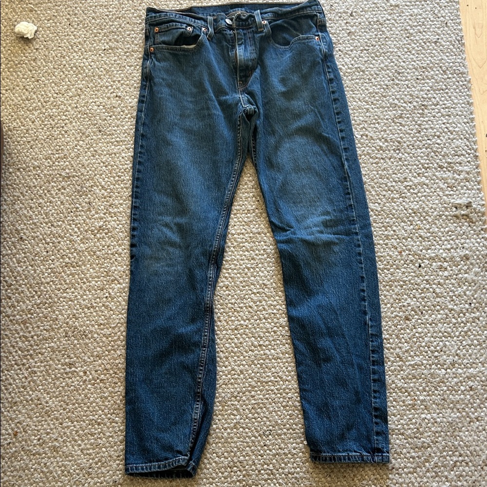 Levi's 502 Dark Blue Straight Jeans